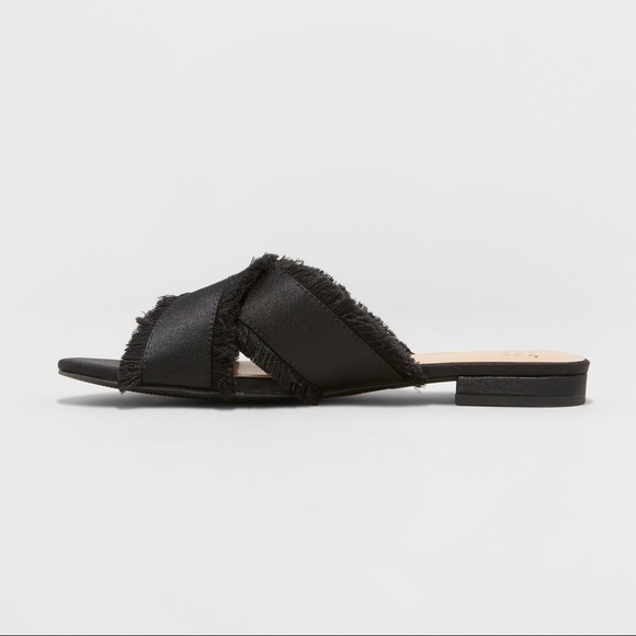 Women's Sephorie Satin Frayed Crossband Slide - Picture 5 of 7